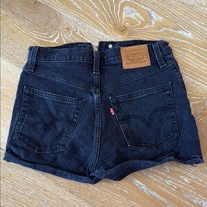 Levi's Women's Black Denim Shorts